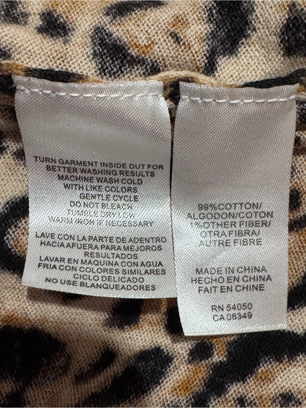 XL LEOPARD JONES NEW YORK SPORT SWEATER! - Picture 5 of 5